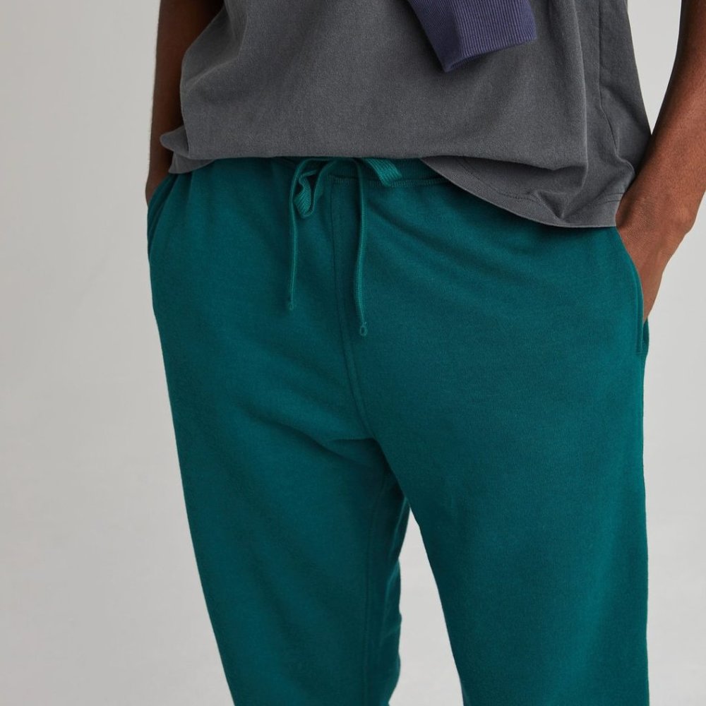 Men's Recycled Fleece Sweatpant Green M